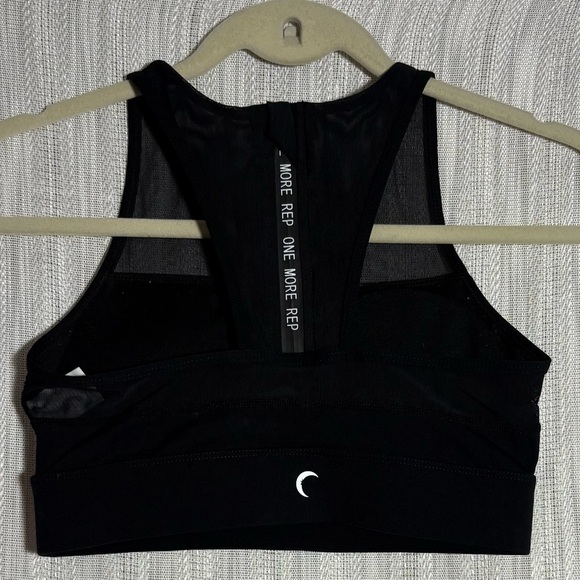 ZYIA Black Mesh Sports Bra size small - Picture 2 of 3